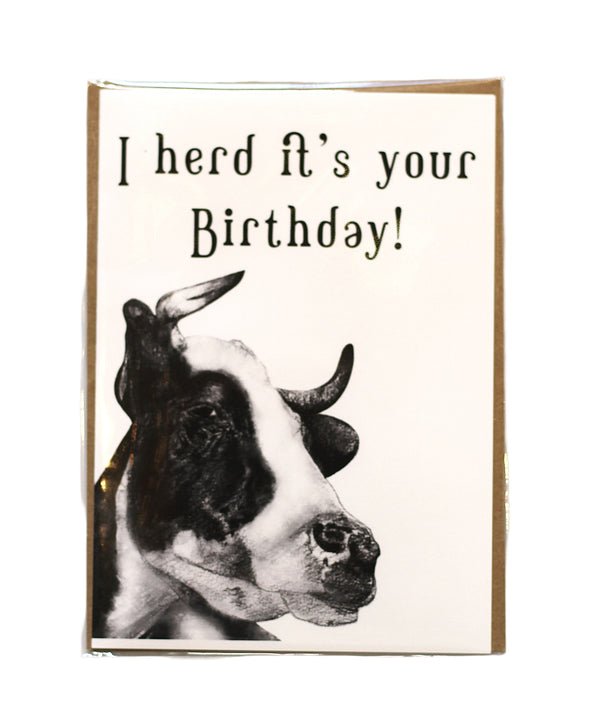 Herd its your Birthday Greeting Card