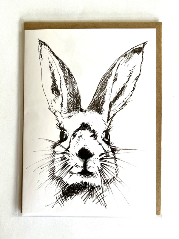 bunny greeting card