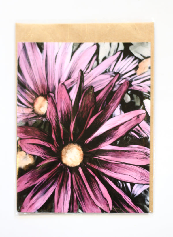 Pink Daisies Greeting Card