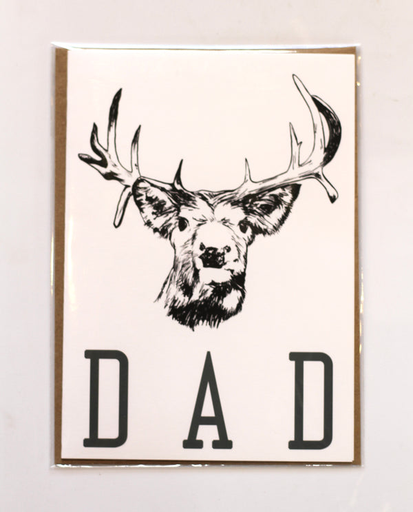 Dad BUCK Greeting Card