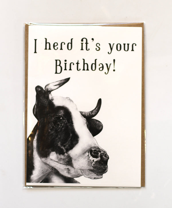 Herd its your Birthday Greeting Card