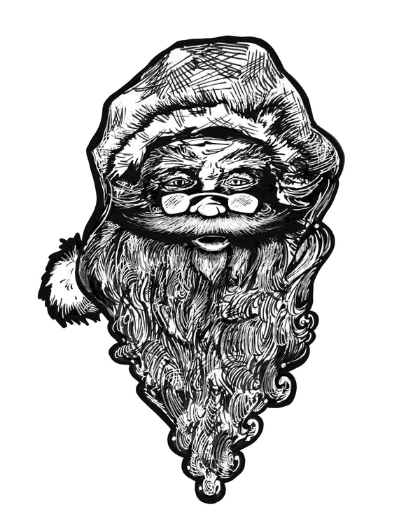 Santa Art Print