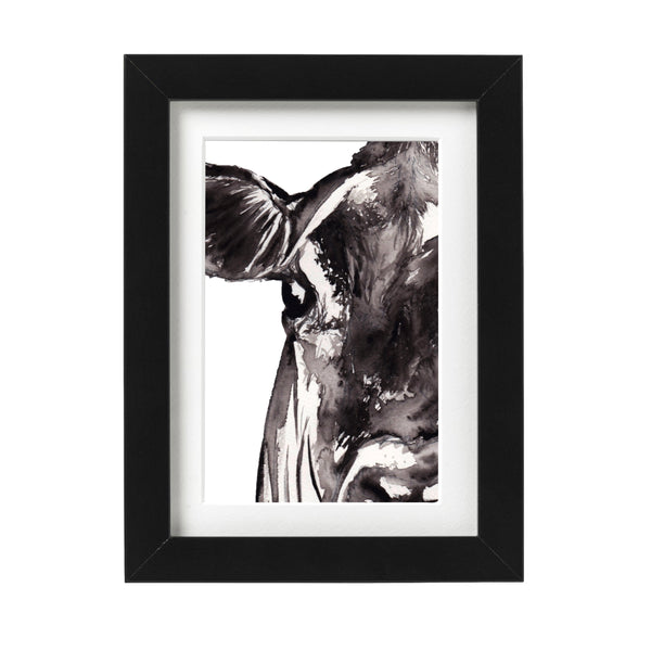 Farmhouse Cow Wall Art Print