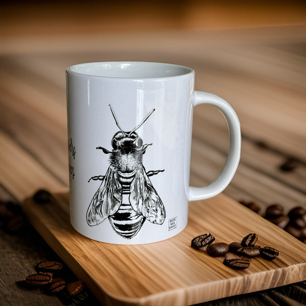 honey bee coffee mug